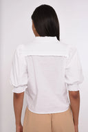 Love the Label Top Zinny Top in Bright White