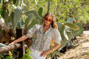 Love the Label Top Zuri Top in Tapestry Liberty Print
