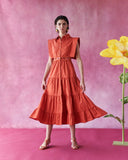 Lucero Dress in Orange