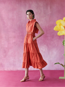 Lucero Dress in Orange