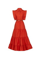 Lucero Dress in Orange