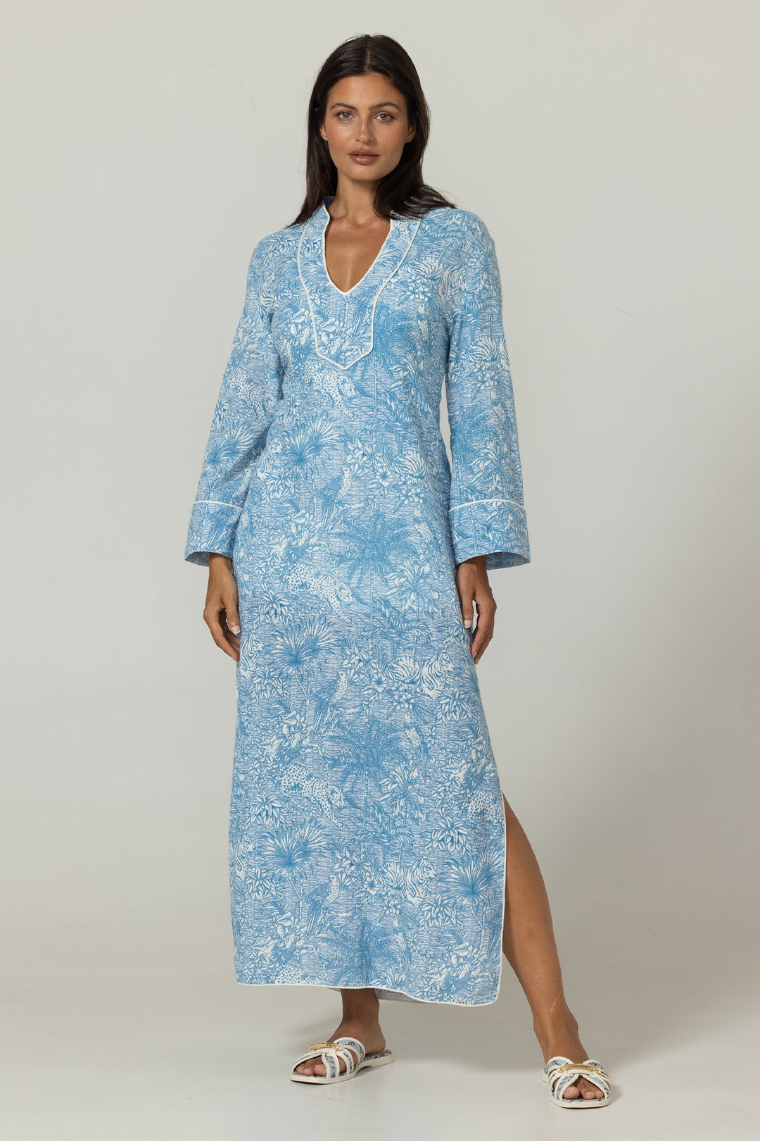 Lulu Maxi Dress in Blue