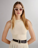 Luv Lou Sunglasses The Leui in Pearl