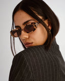 Luv Lou Sunglasses The Morgan in Cream Tort