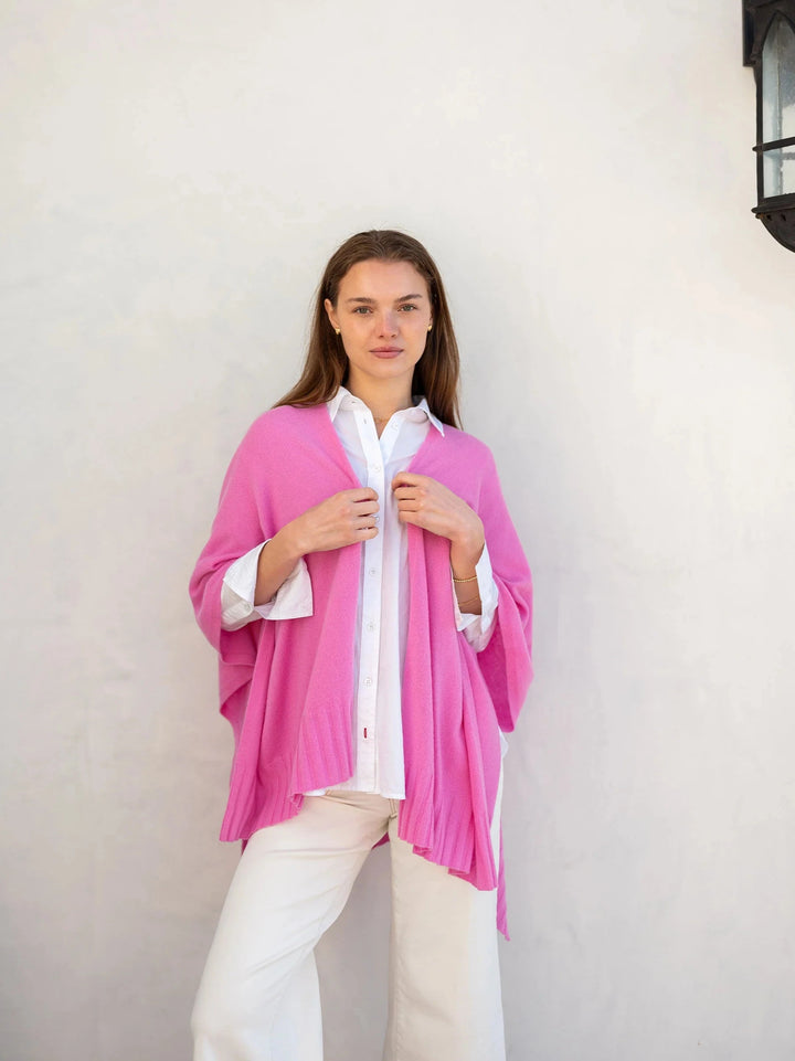 The Luxy Wrap in Carnation Pink