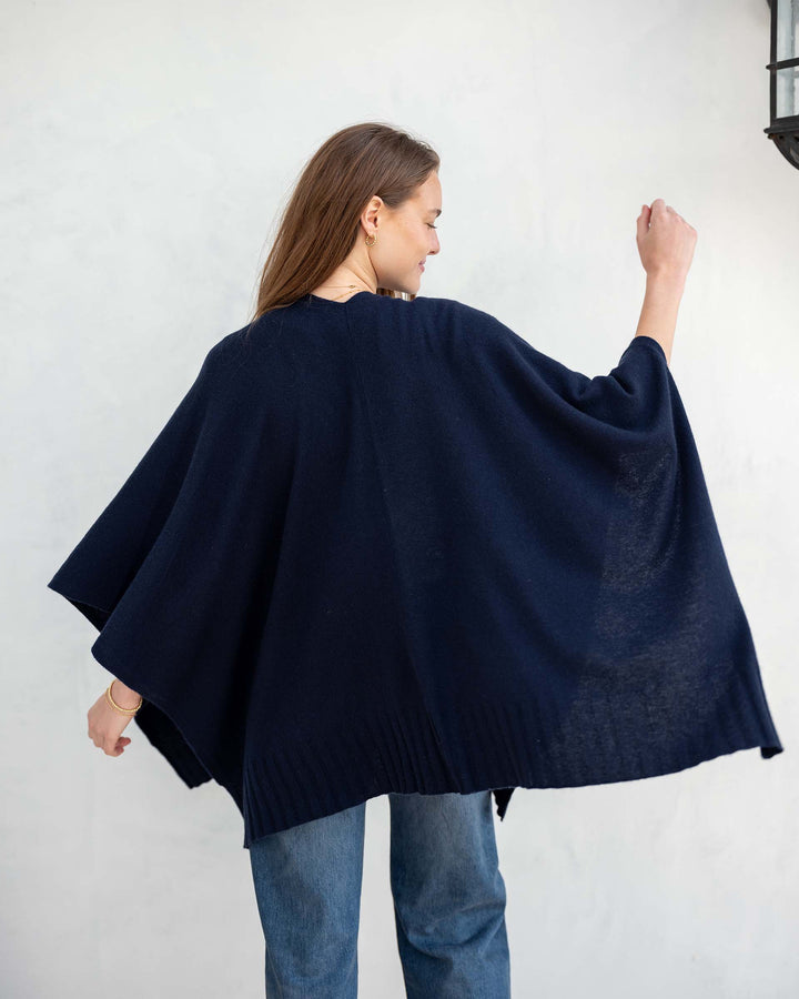 The Luxy Wrap in Classic Navy