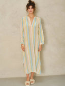 M.A.B.E Dress Kori Stripe Kaftan