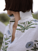 Maison Marigold Top Montecito Popover in Blue Flower