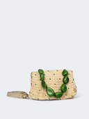 Makipalmata Clutch Green Dots Muse Mini Bag