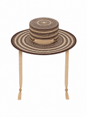 Makipalmata Hat Joel Hat in Chocolate and Natural
