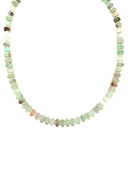 Mali Beads Bracelet Amazonite Natural Gemstone Beaded Layering Necklace