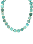 Mali Beads Necklace Amazonite Natural Gemstone Beaded Necklace