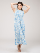 The Margot Dress | Blue Flore