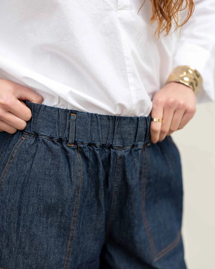 Mer-Sea Pants Sammie Pant in Rinsed Chambray