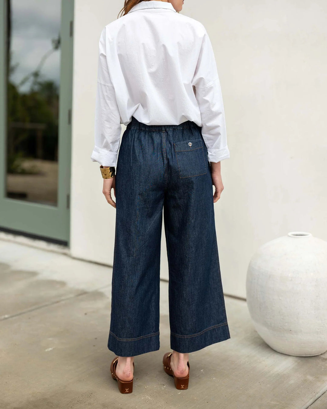 Mer-Sea Pants Sammie Pant in Rinsed Chambray