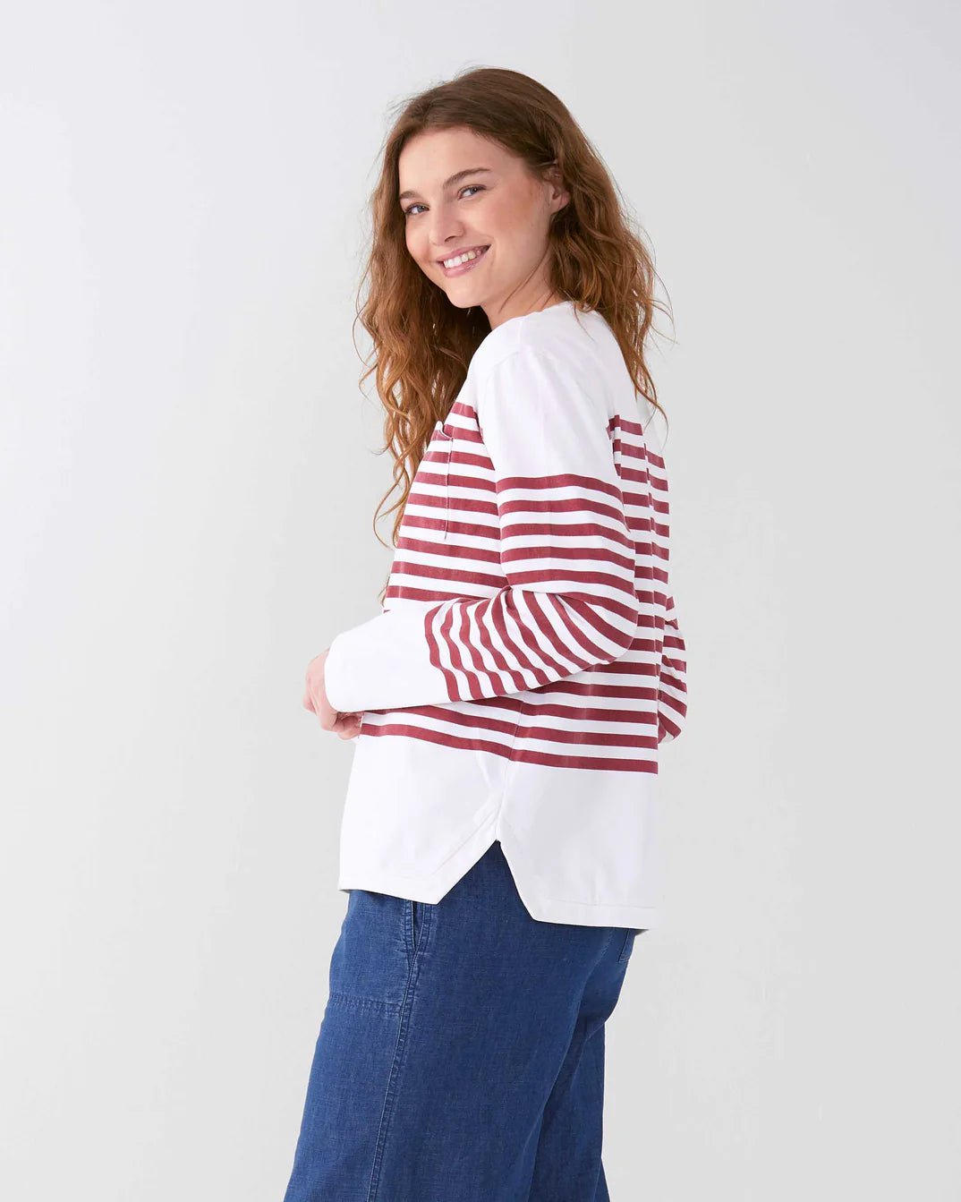 Mer-Sea Sweater MerSea | Boater Longsleeve Shirt in Red