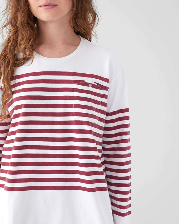 Mer-Sea Sweater MerSea | Boater Longsleeve Shirt in Red