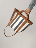 Mesch Tote Mini Stripe Canvas Atuel Tote