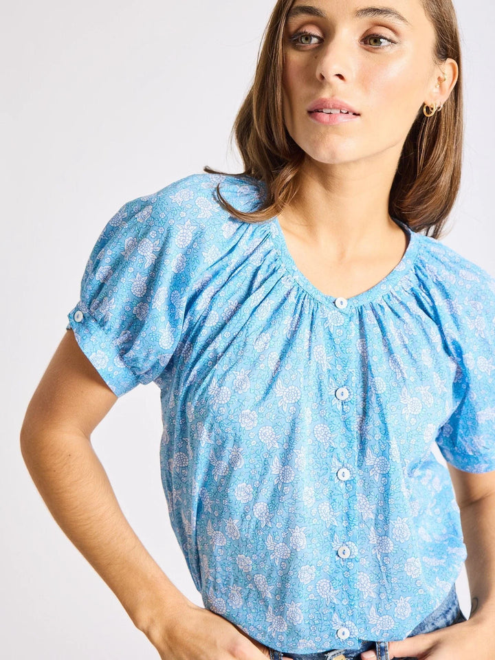 Naomi Top in Charleston Floral