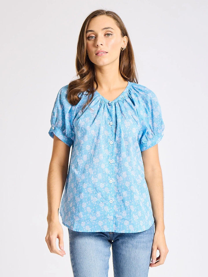 Naomi Top in Charleston Floral