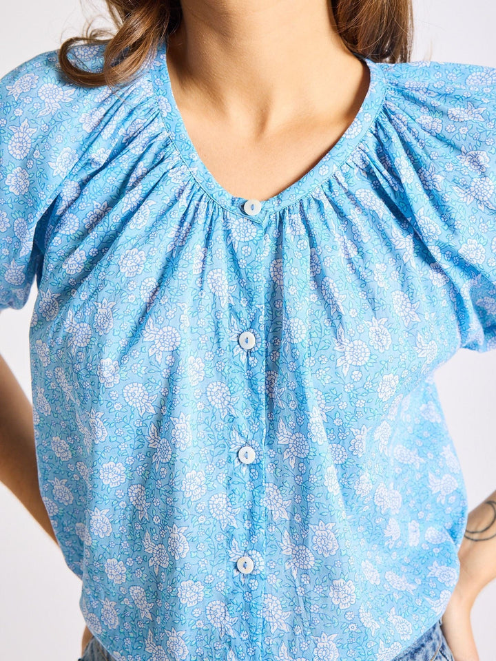 Naomi Top in Charleston Floral
