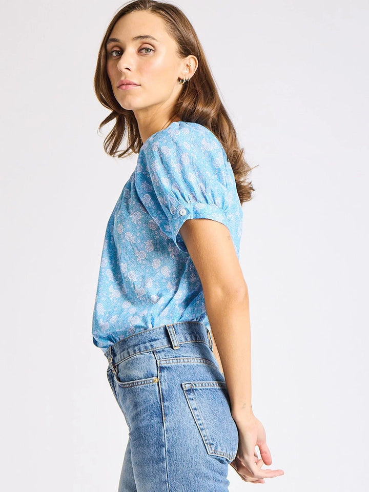 Naomi Top in Charleston Floral