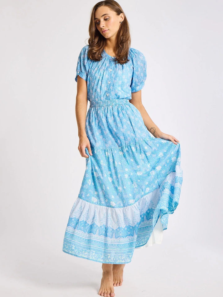 Paola Skirt in Charleston Stripe