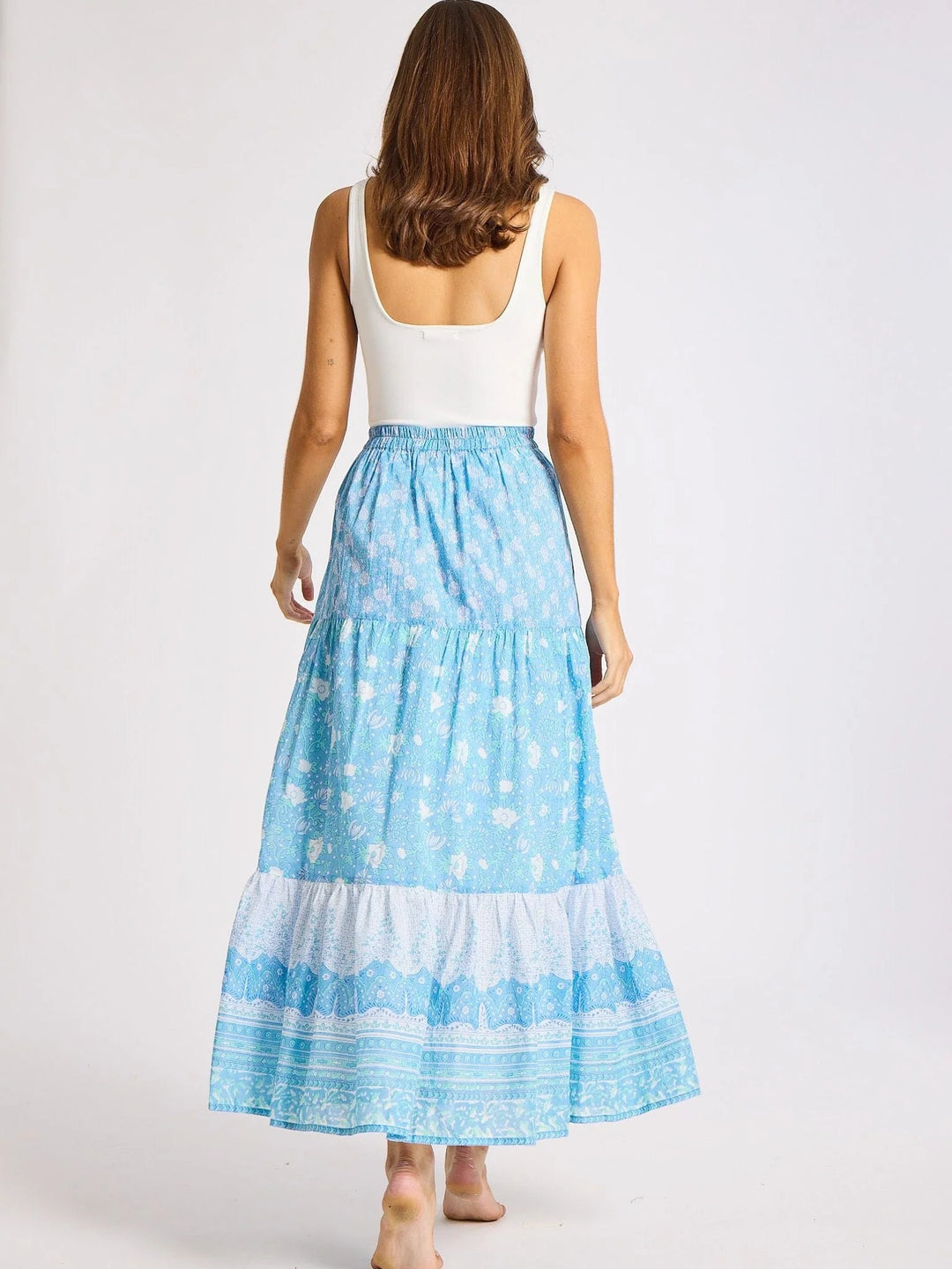 Paola Skirt in Charleston Stripe