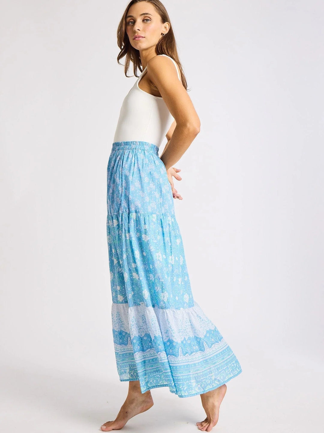 Paola Skirt in Charleston Stripe