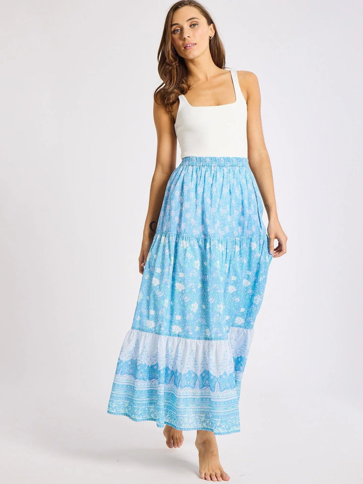 Paola Skirt in Charleston Stripe