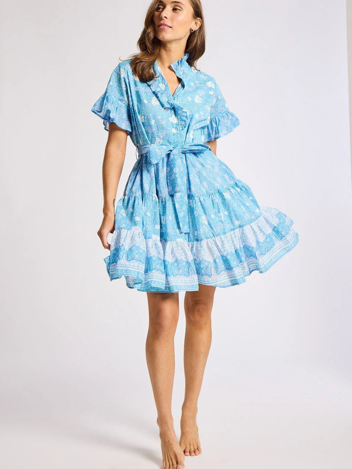 Violetta Dress in Charleston Stripe