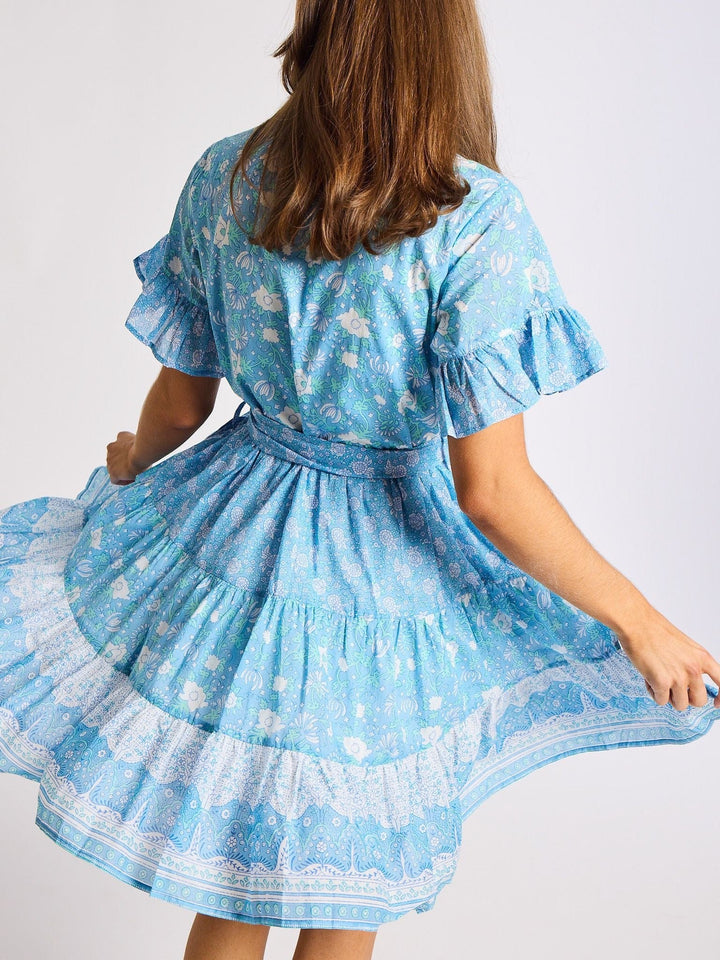 Violetta Dress in Charleston Stripe