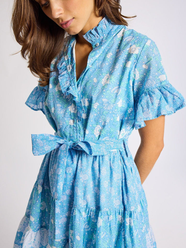Violetta Dress in Charleston Stripe