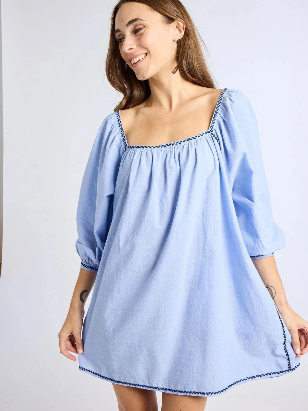 Mille Dress Alma Dress in Ciel