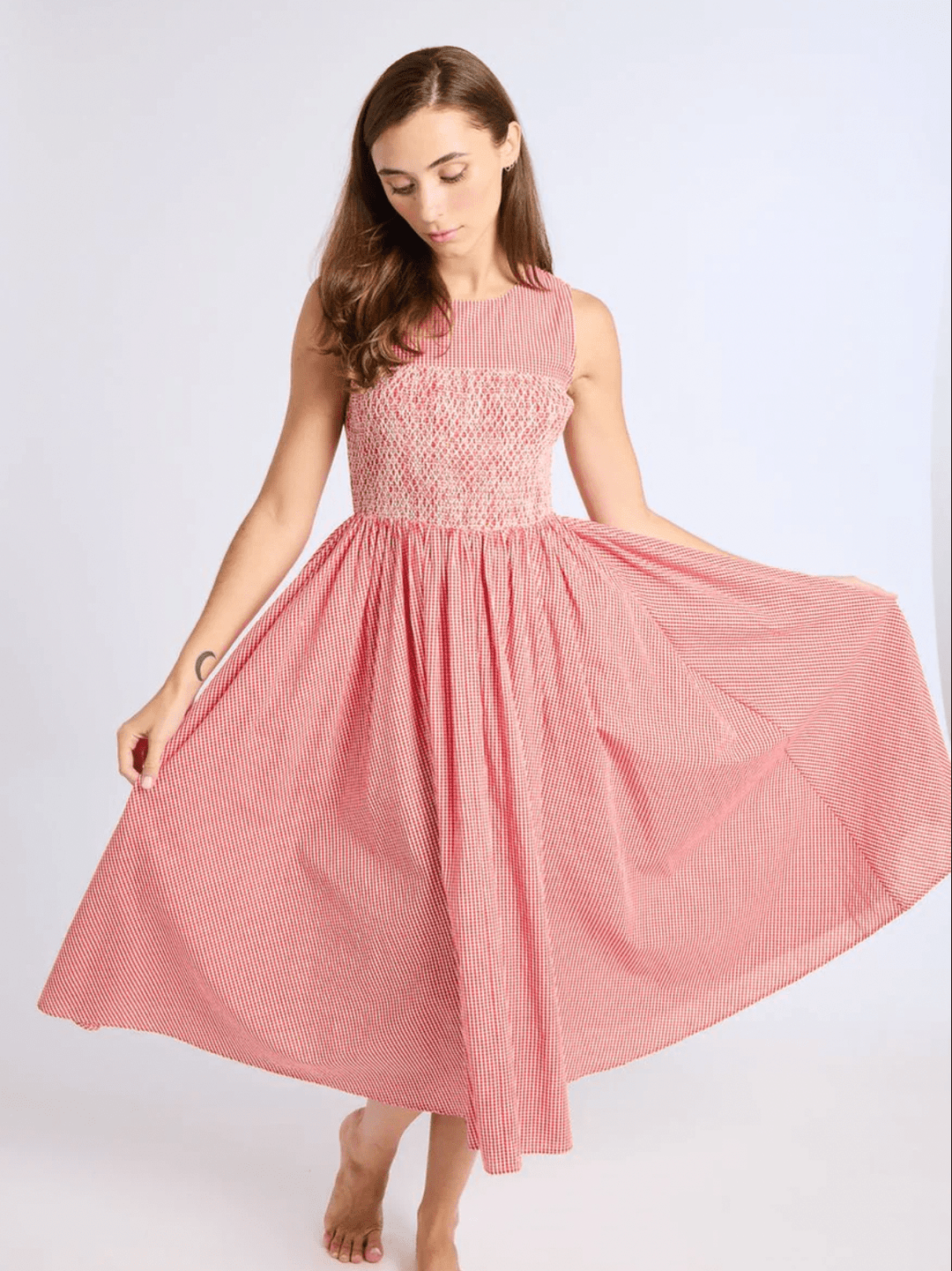 Mille Dress Coco Dress in Red Gingham