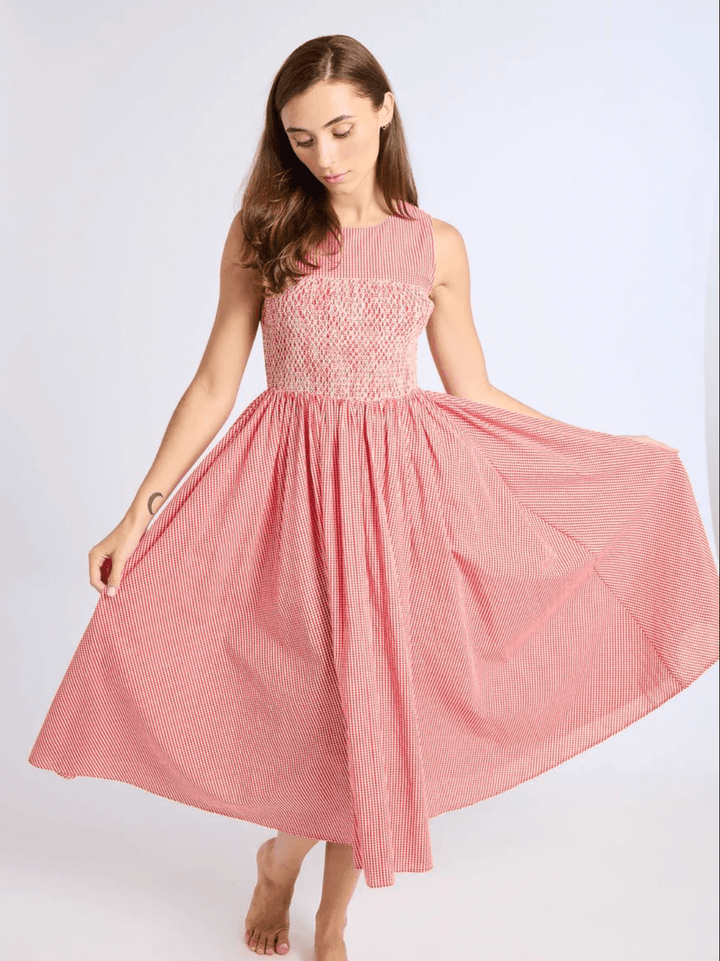 Mille Dress Coco Dress in Red Gingham
