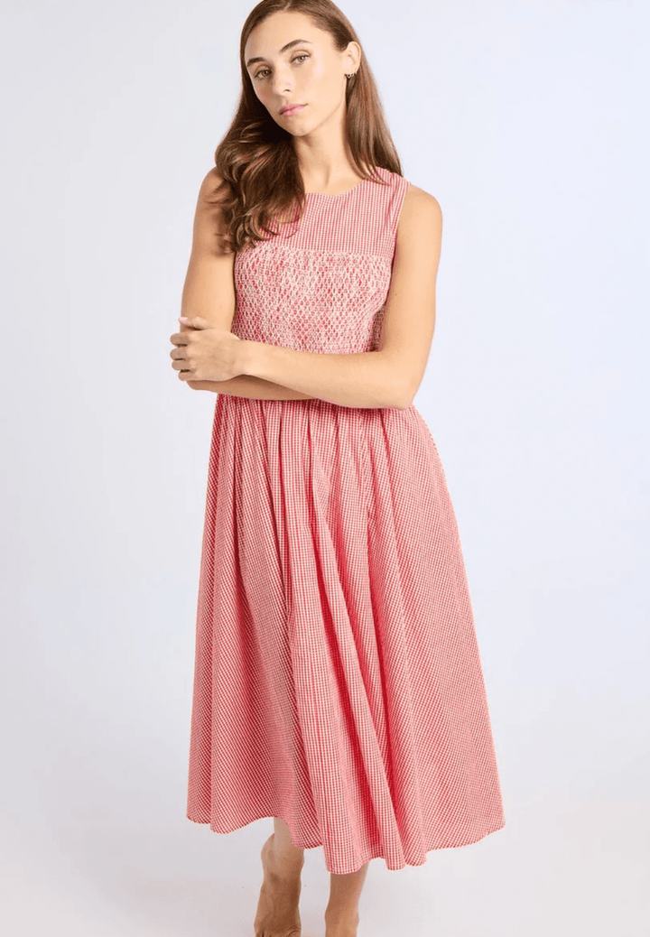 Mille Dress Coco Dress in Red Gingham