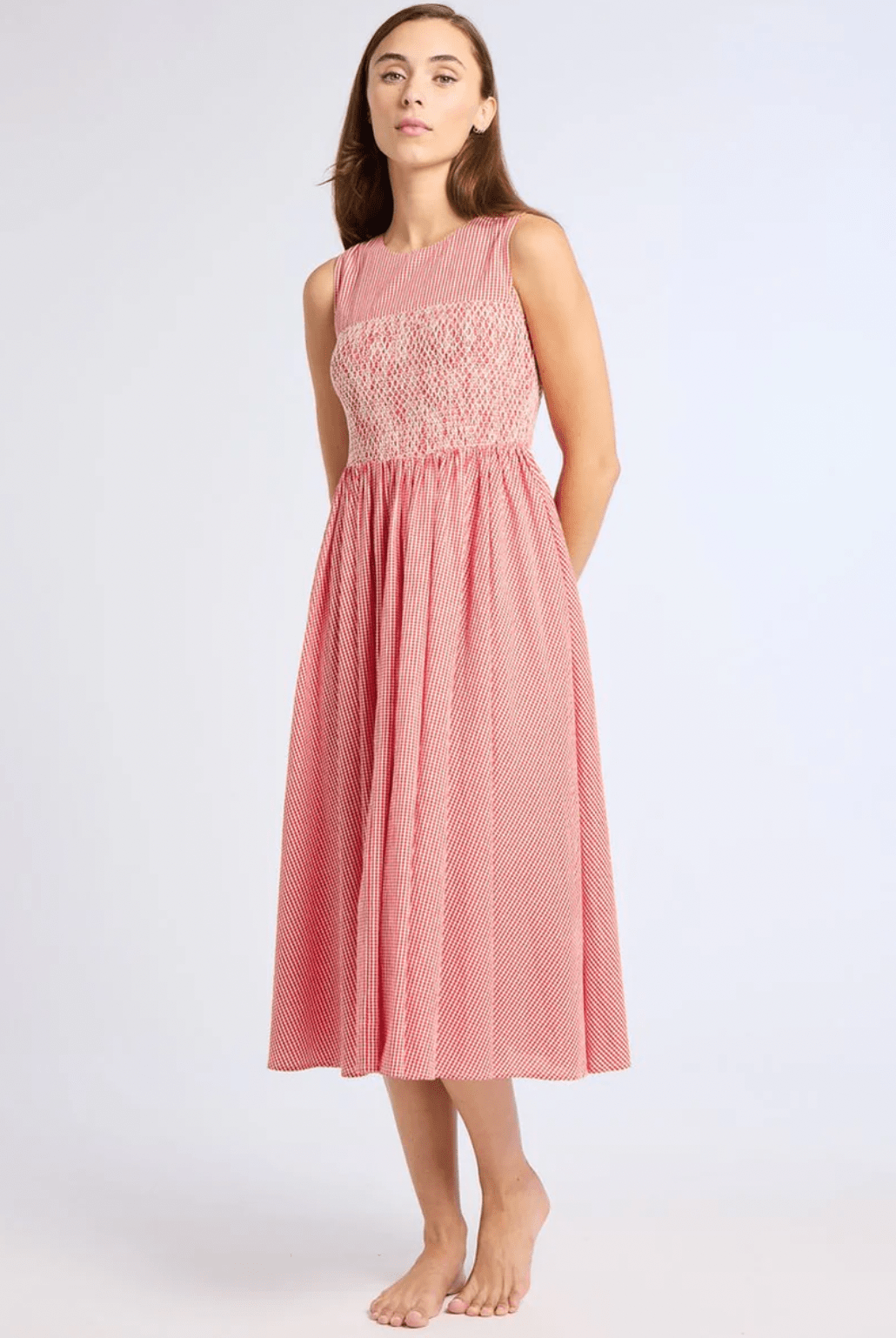 Mille Dress Coco Dress in Red Gingham
