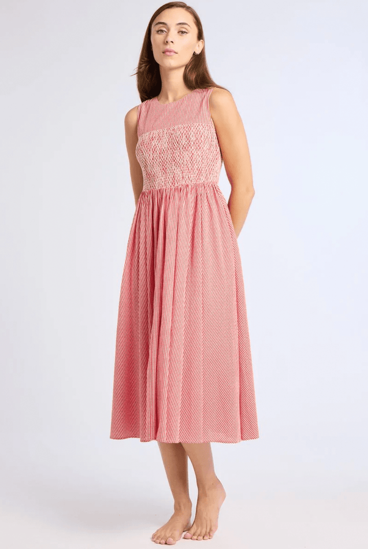 Mille Dress Coco Dress in Red Gingham