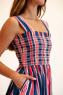 Mille Dress Garden Dress in Sailing Stripe