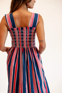 Mille Dress Garden Dress in Sailing Stripe