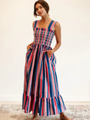 Mille Dress Garden Dress in Sailing Stripe