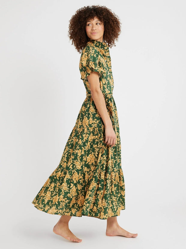 Mille Dress Mille | Victoria Dress in Emerald Bouquet