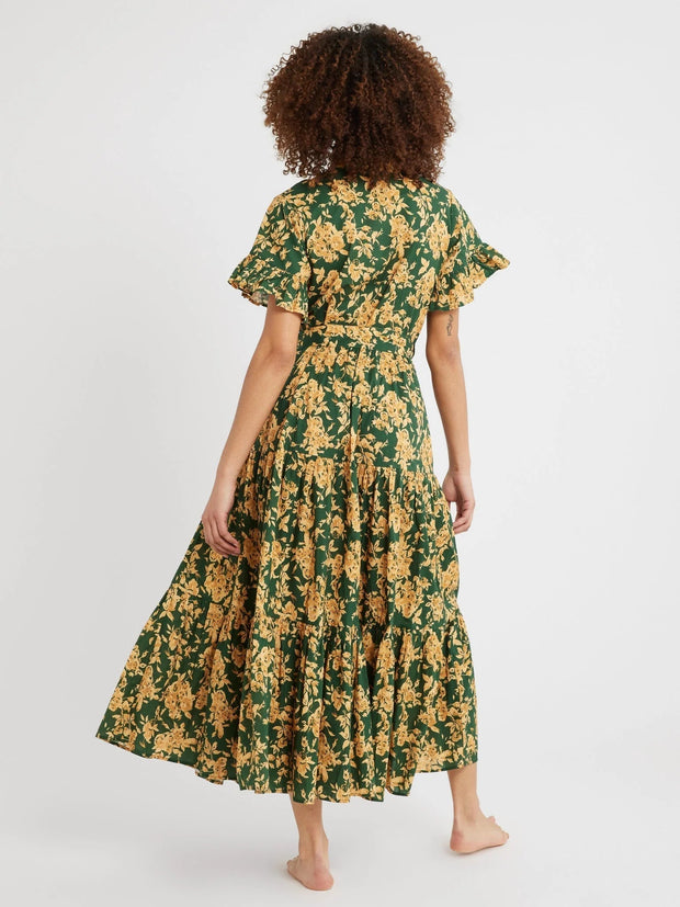 Mille Dress Mille | Victoria Dress in Emerald Bouquet