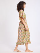 Mille Dress One Size / Pink Eden Caftan in Yucatan