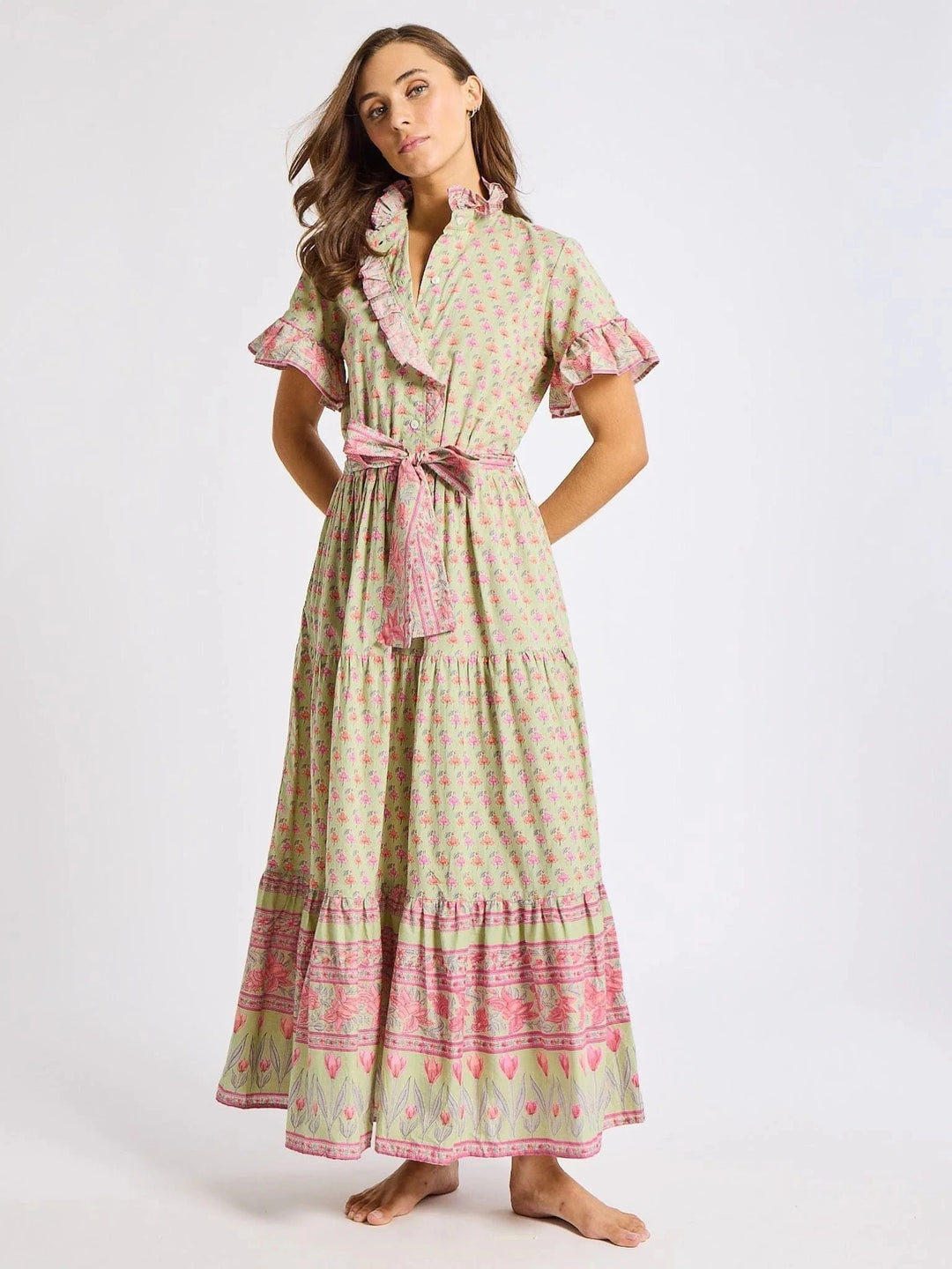 Mille Dress Victoria Dress in Tulip Print