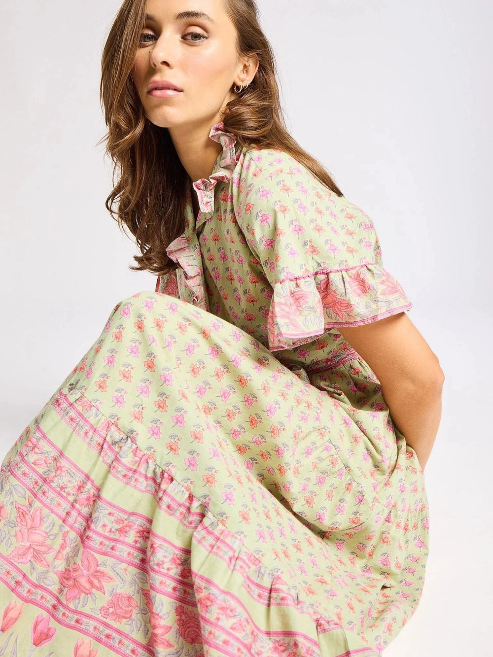 Mille Dress Victoria Dress in Tulip Print