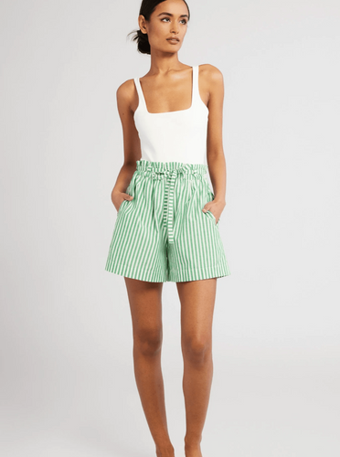Mille Shorts Cary Short in Kelly Stripe