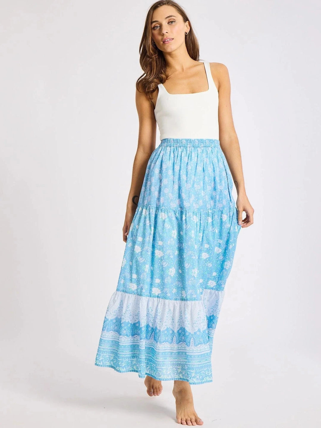 Mille Top Paola Skirt in Charleston Stripe