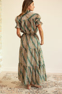 Mille Top Paola Skirt in Rose Stripe